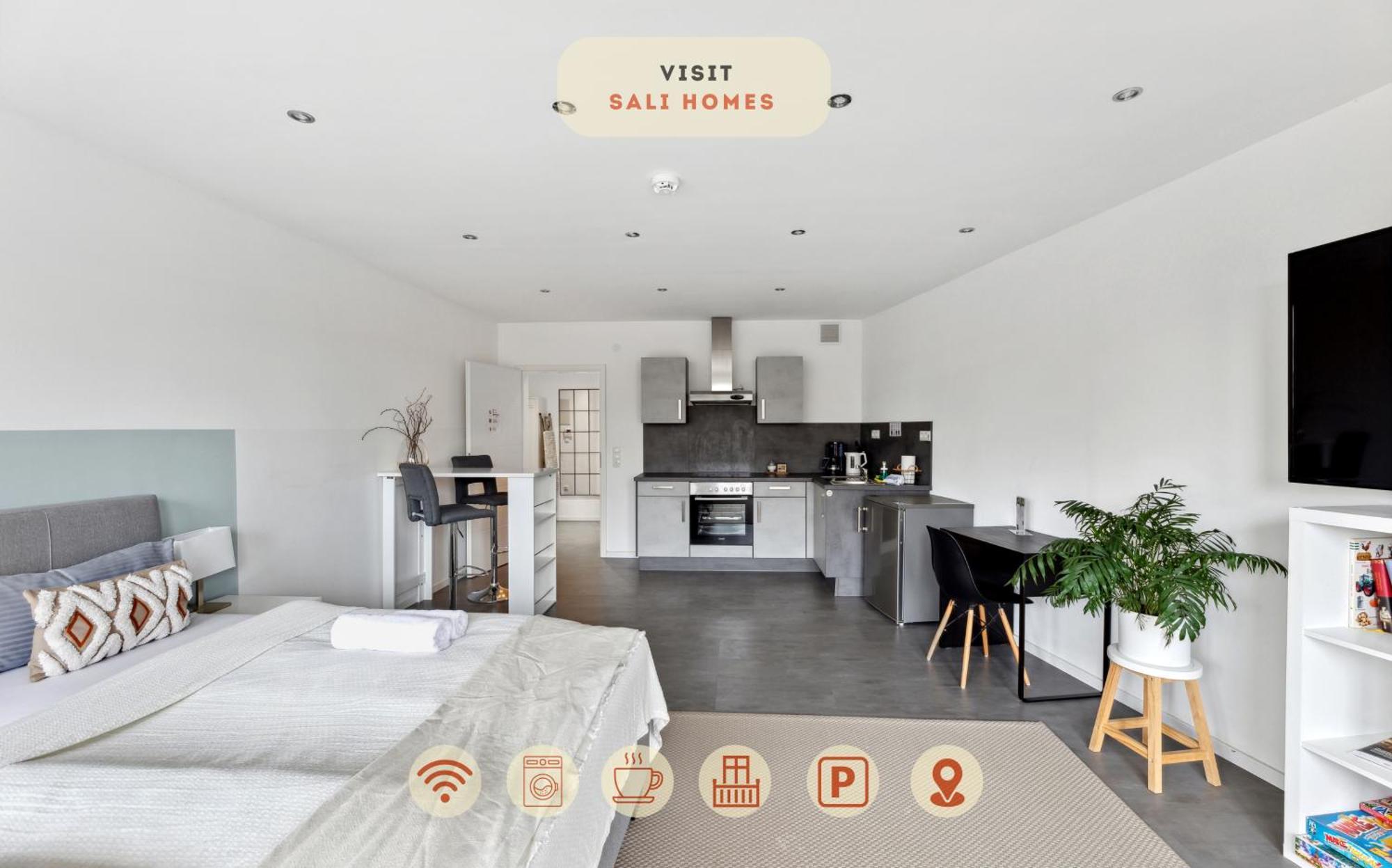 Sali Homes - Charming Studio Apartment In Heart Of Bayreuth With Balcony Εξωτερικό φωτογραφία